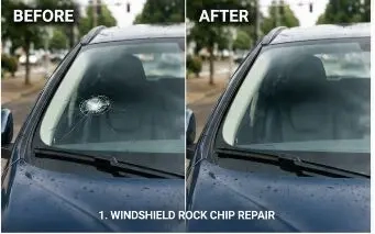 Windshield rock chip repair completed same-day in Anchorage, AK